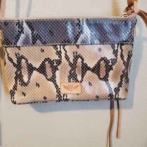 Viva Consuela Snake Skin Style midtown crossbody.